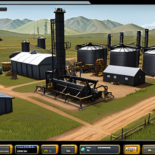 Home 11 **
A bustling base with upgraded resource production buildings (farms, oil wells, lumber mills, mines). Highlighted UI elements show resource production boost percentages. A commander avatar is visible, showcasing resource production-related skills. The overall scene emphasizes active resource generation and strategic planning.
**